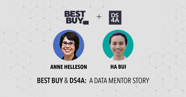 BEST BUY DS4A Data Mentor Correlation One Anne Helleson Ha Bui