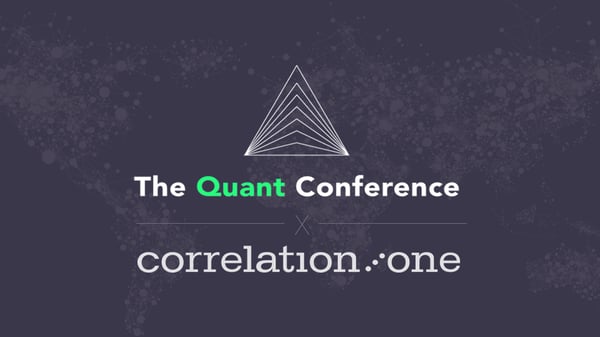 correlation one new partnership with the quant conference