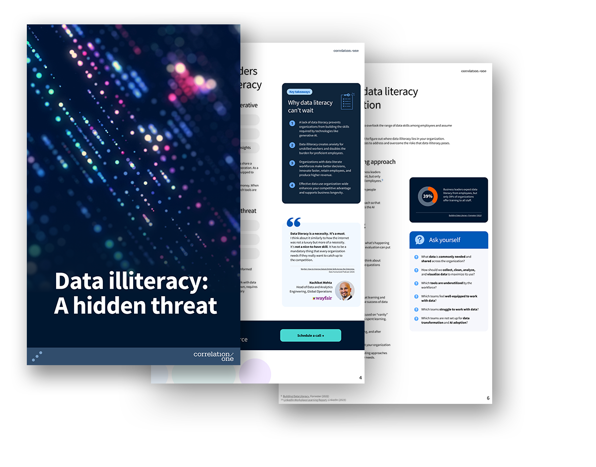 Data literacy white paper mockup