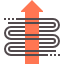 straight-ahead-arrow-obstacle-direction-across-through