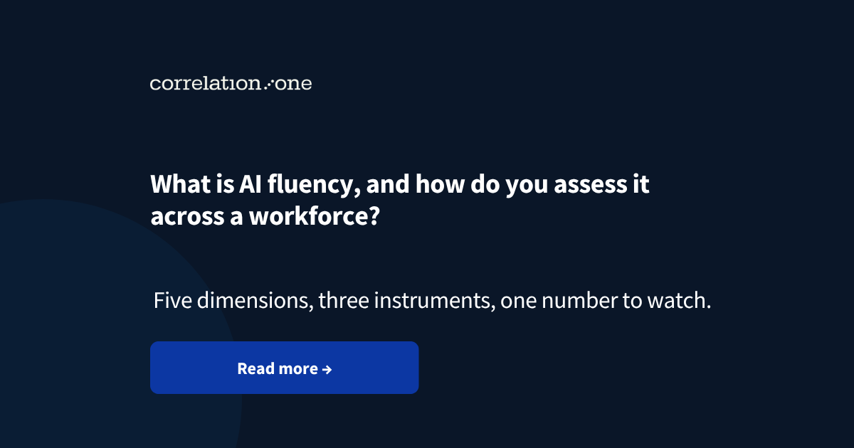 What is AI fluency, and how do you assess it across a workforce?