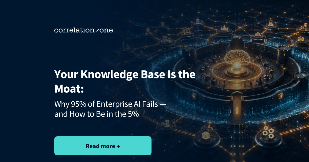 Your Knowledge Base Is the Moat: Why 95% of Enterprise AI Fails — and How to Be in the 5%
